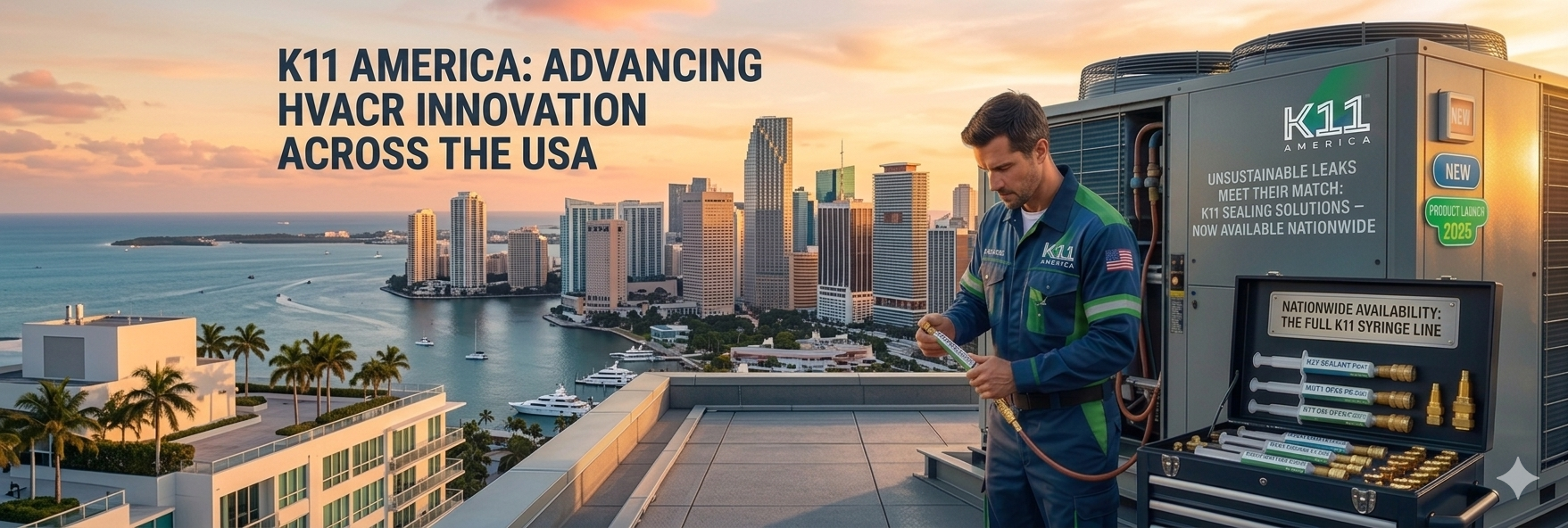 K11 America — HVAC-R technician Miami rooftop nationwide